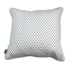 grey polka dot country home cushion - stil haven