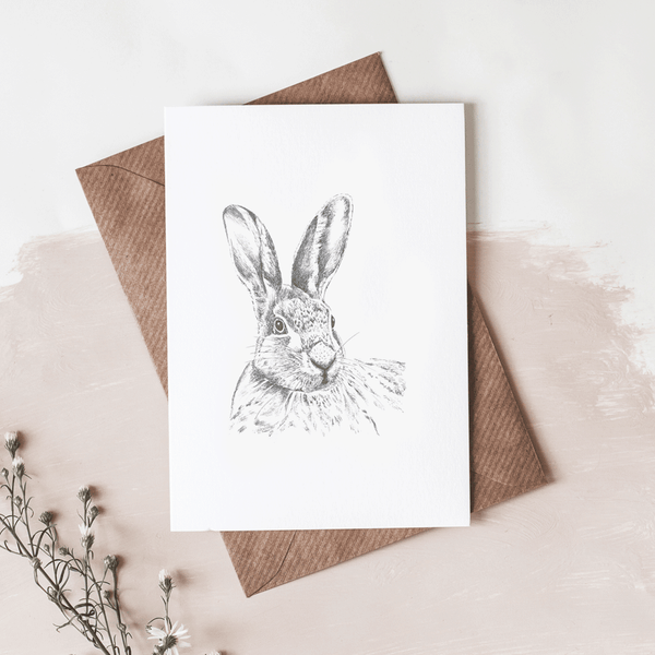 Stil Haven hare greeting card