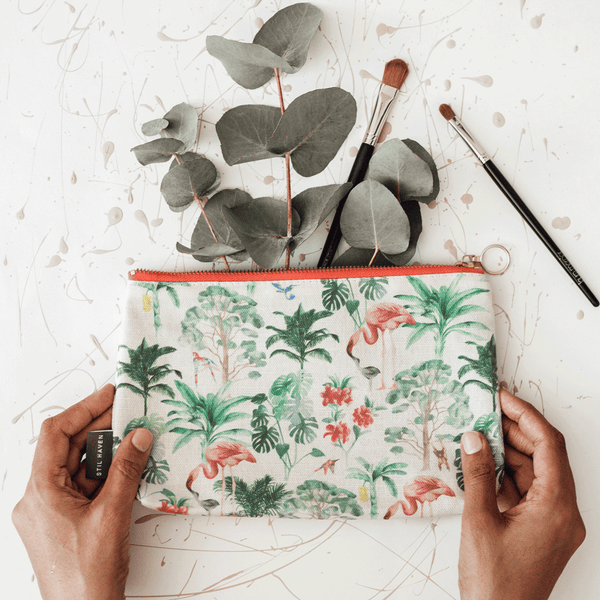 Stil Haven nova tropical cosmetic bag