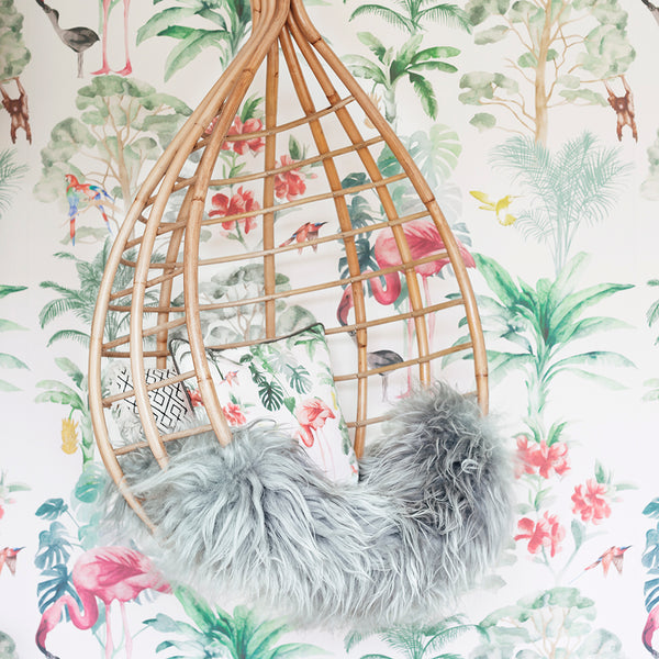 stil haven nova tropical flamingo cushion