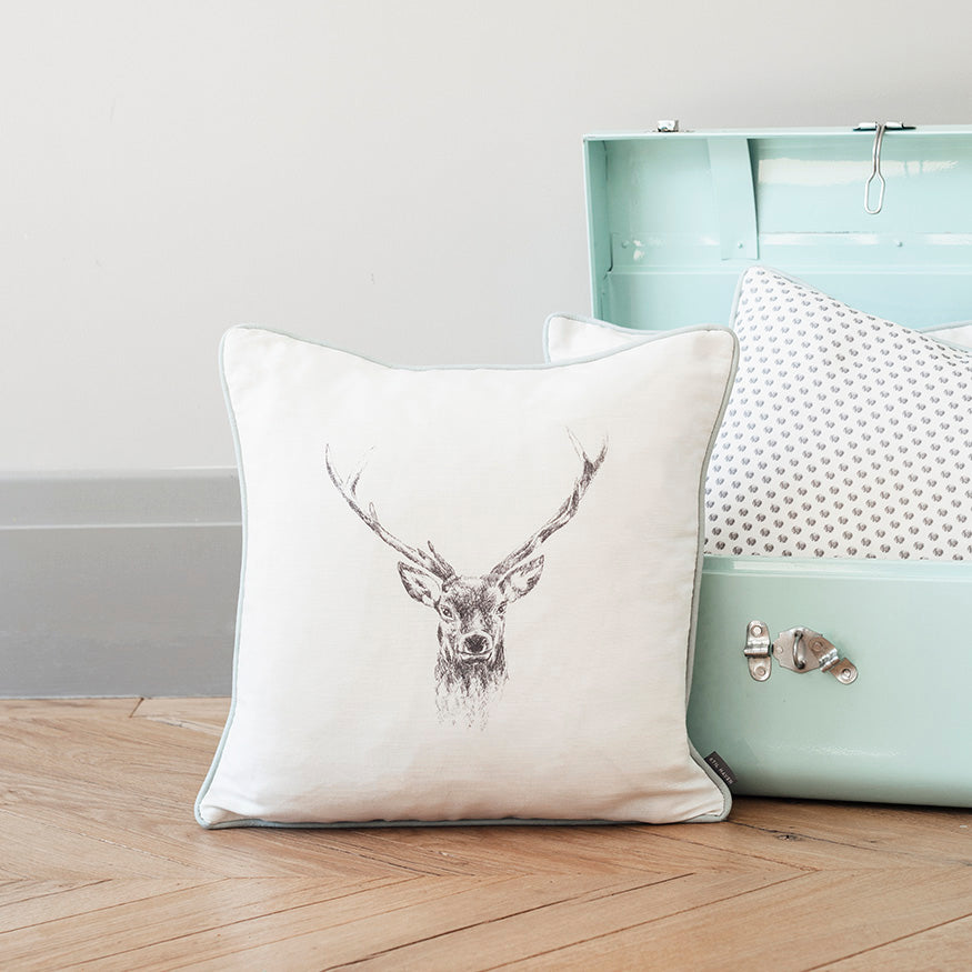 stag deer cushion - stil haven
