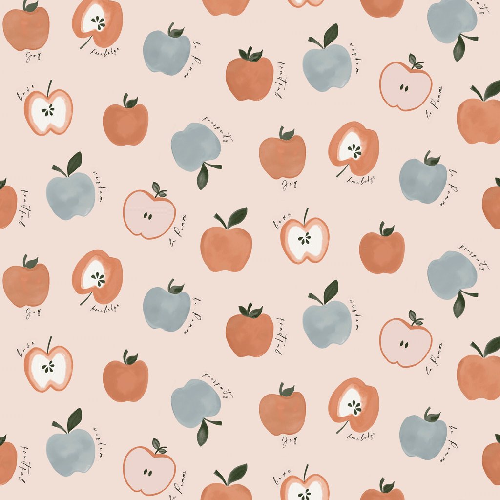 Stil Haven apple print wallpaper