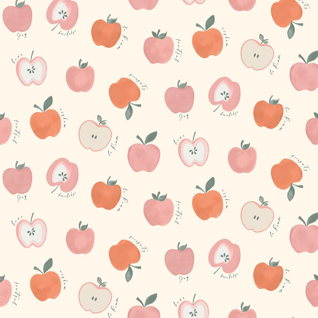 Stil Haven apple print wallpaper