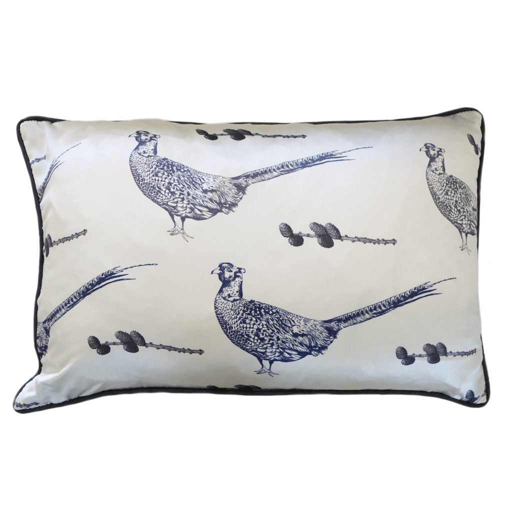 silk pheasant country home cushion - stil haven
