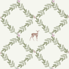 Stil Haven wild fern deer print diamond wallpaper