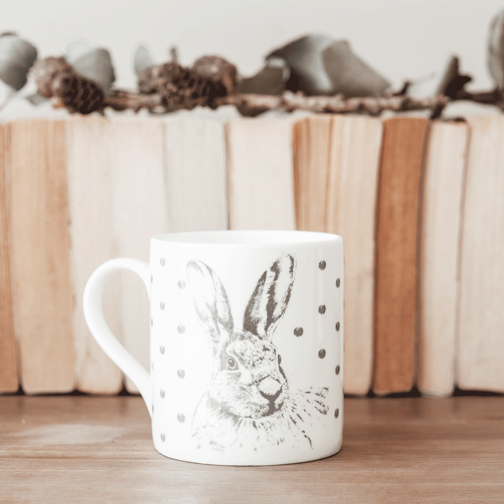 Stil Haven woodland hare mug