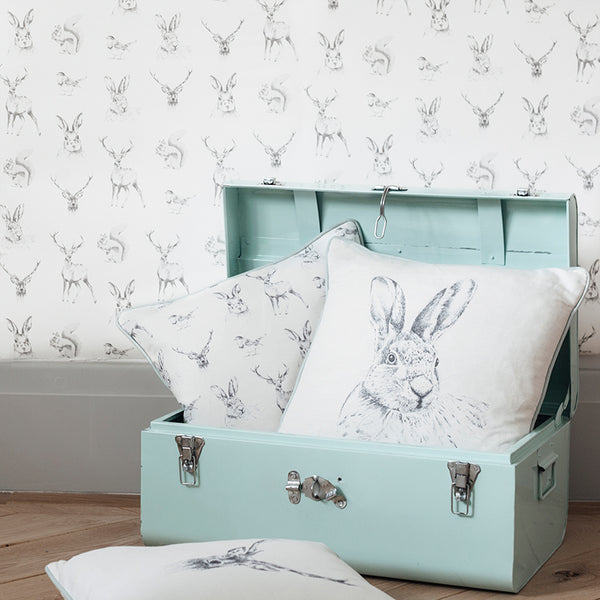 hare rabbit cushion - stil haven