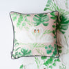 swan print blush tropical cushion