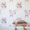 Stil Haven woodland wonder deer print floral wallpaper